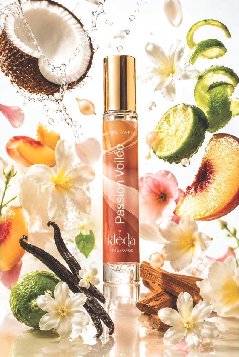Aura fragrance bottle packaging
